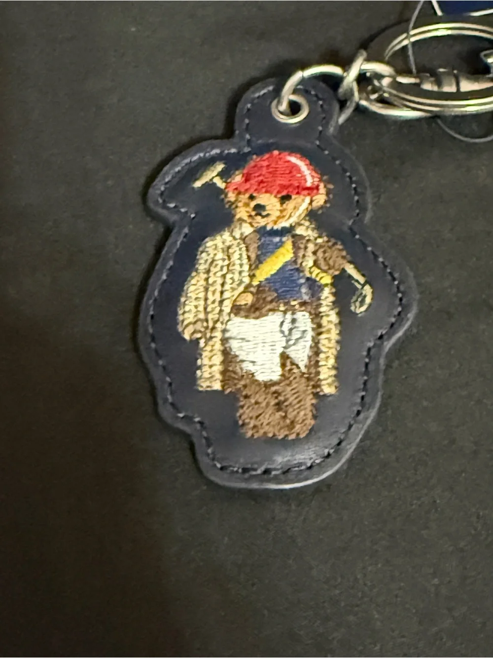 Polo by Ralph Lauren Green Polo Bear Baseball Cap and Polo Bear Keychain